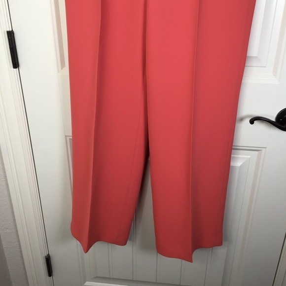 Ted Baker Sayakat Tailored Wide Leg Trouser in Coral Ted Baker Size 1. - Picture 4 of 10